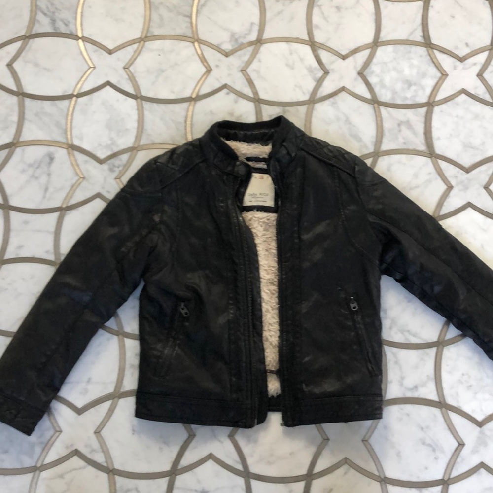 Boys Zara pleather jacket